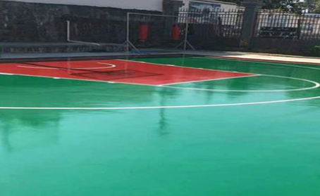 开封篮球场翻新地面